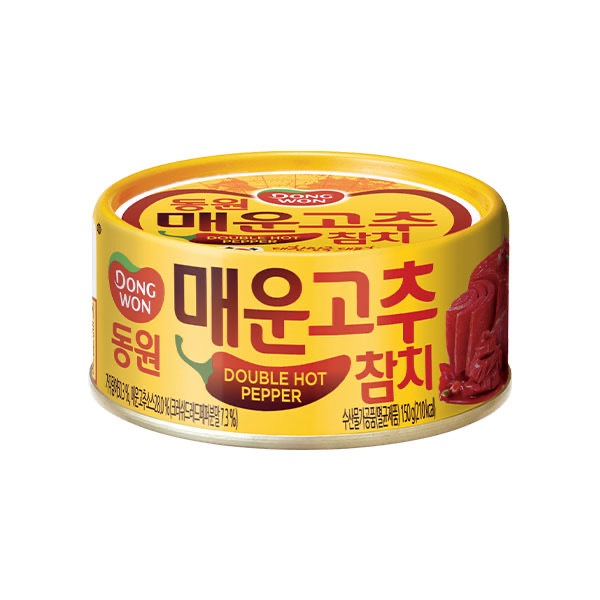[ของแท้] 매운고추참치 Dongwon Double Hot Pepper Tuna (ทูน่ากระป๋องสูตรเผ็ดมาก) 150g