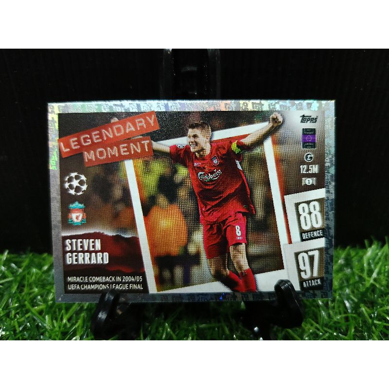 2023-24 Match Attax UEFA - Steven Gerrard Legendary Moment Card #444 Liverpool
