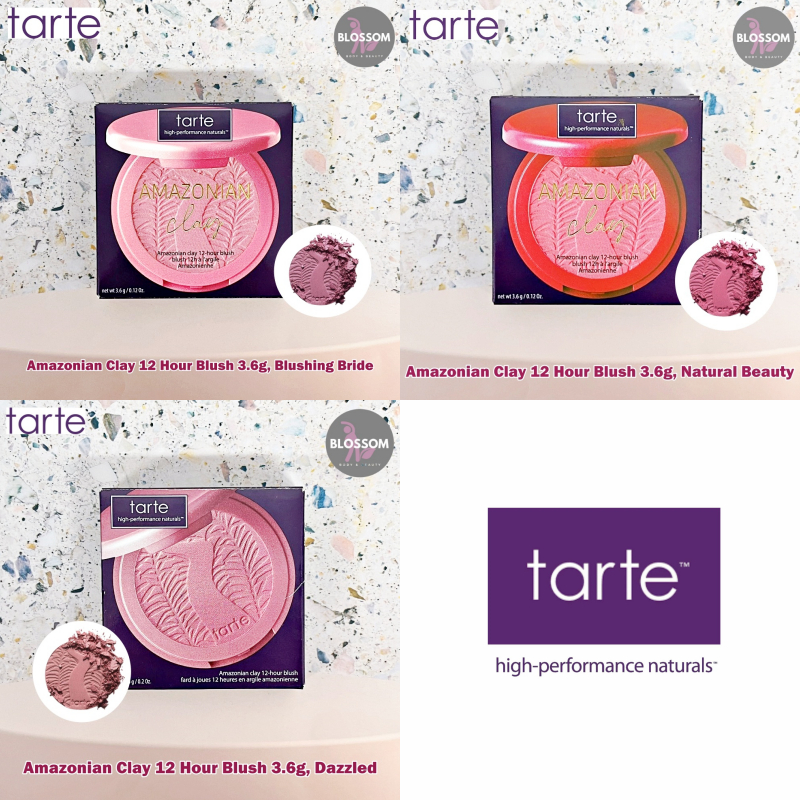 Tarte - Amazonian Clay 12 Hour Blush 3.6g บลัชออน สำหรับแต่งหน้า