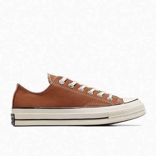 CONVERSE รองเท้าผ้าใบ รุ่น CHUCK 70 SEASONAL COLOR OX BROWN - A04591CU_F3BRXX สีน้ำตาล UNISEX