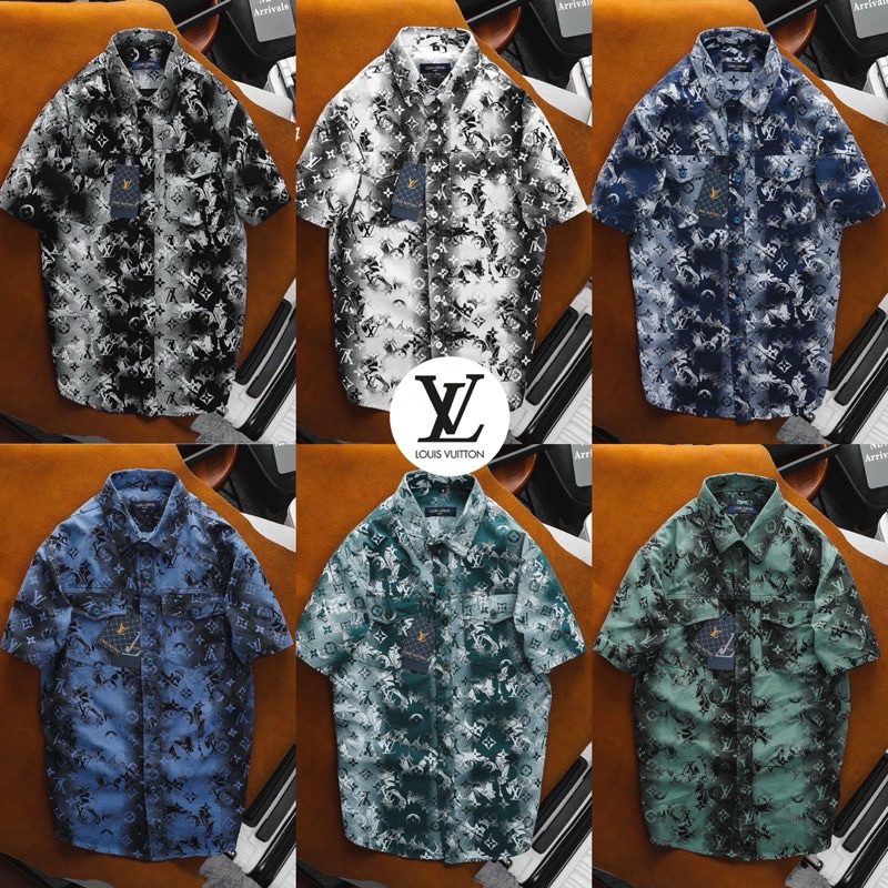 Louis Vuitton Polo Shirt 😎 เสื้อเชิ้ตโปโล LV งานสวยพร้อมส่ง