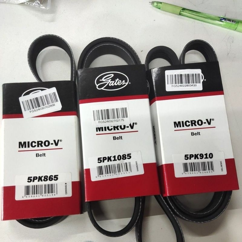 สายพานหน้าเครื่อง Lancer Cedia 5PK1085, 5PK865, 5PK910