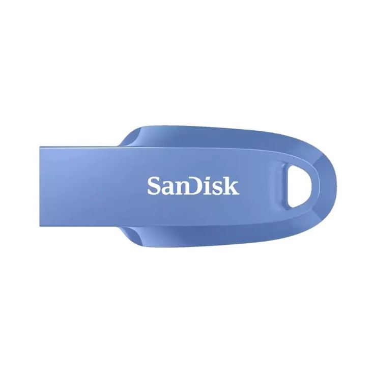 256 GB FLASH DRIVE (แฟลชไดร์ฟ) SANDISK ULTRA CURVE 3.2 FLASH DRIVE (NVAY BLUE) (SDCZ550-256G-G46NB)