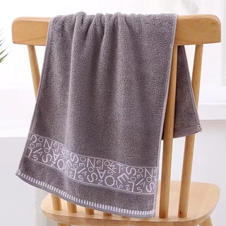 【ขนาด 35x75 ซม】ผ้าขนหนู สำหรับเช็ดผม ไม่ใช่ผ้าผืนใหญ่ คอตตอน cotton100%