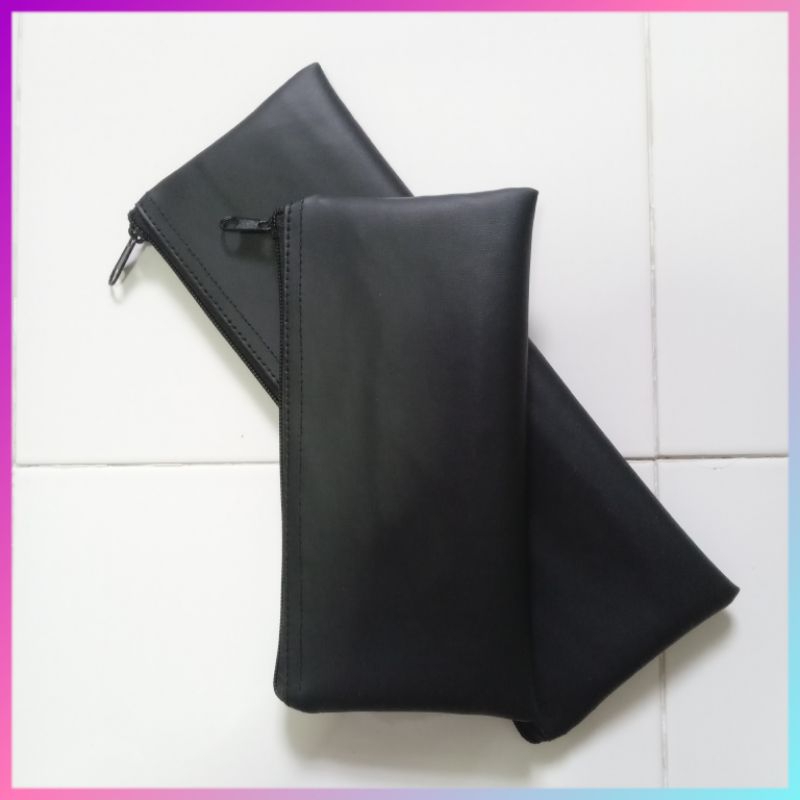 กระเป๋าใส่ไมโครโฟนไร้สาย กระเป๋าเก็บไมค์ลอย หนังpvcกันน้ำ กันรอย ทรงแบน มี2ขนาด