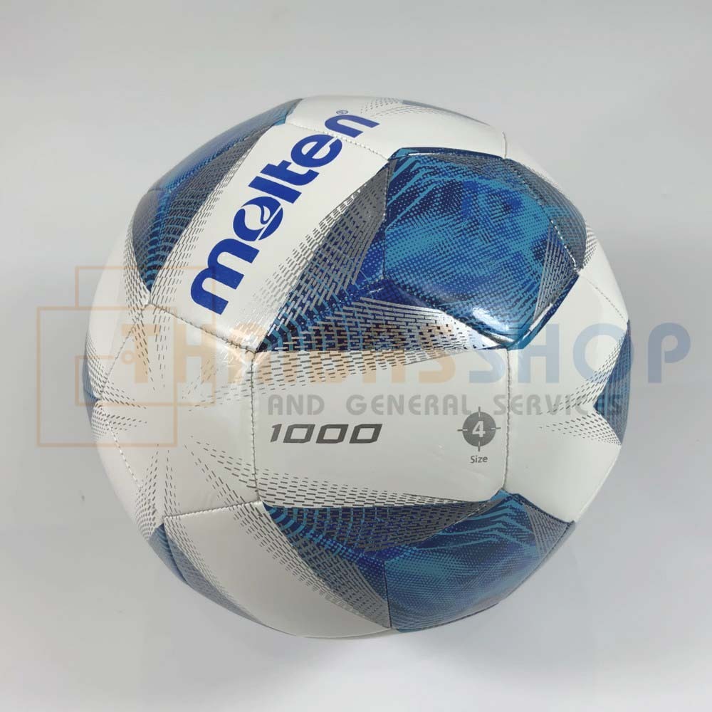 ลูกฟุตบอล molten F4A1000 size 4 ลูกฟุตบอลหนังเย็บ เบอร์4 ของแท้ 100% รุ่นใหม่ [ของแท้ 100%]