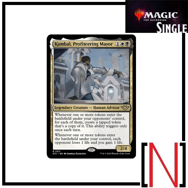 [MTG][Single][OTJ] Kambal, Profiteering Mayor ระดับ Rare [ภาษาอังกฤษ]