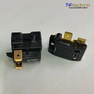 ชุดรีเลย์ โอเวอร์โหลดตู้เย็น ยี่ห้อทั่วไป 330E 7Q-15Q [รีเลย์ 2 ขา] #อะไหล่ตู้เย็น