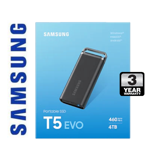 Samsung 4TB T5 EVO Portable SSD USB3.2