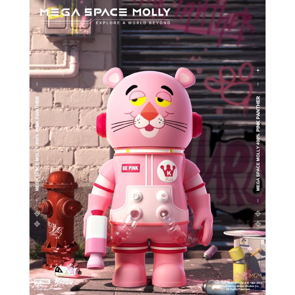 MEGA Space Molly 400% Pink Panther