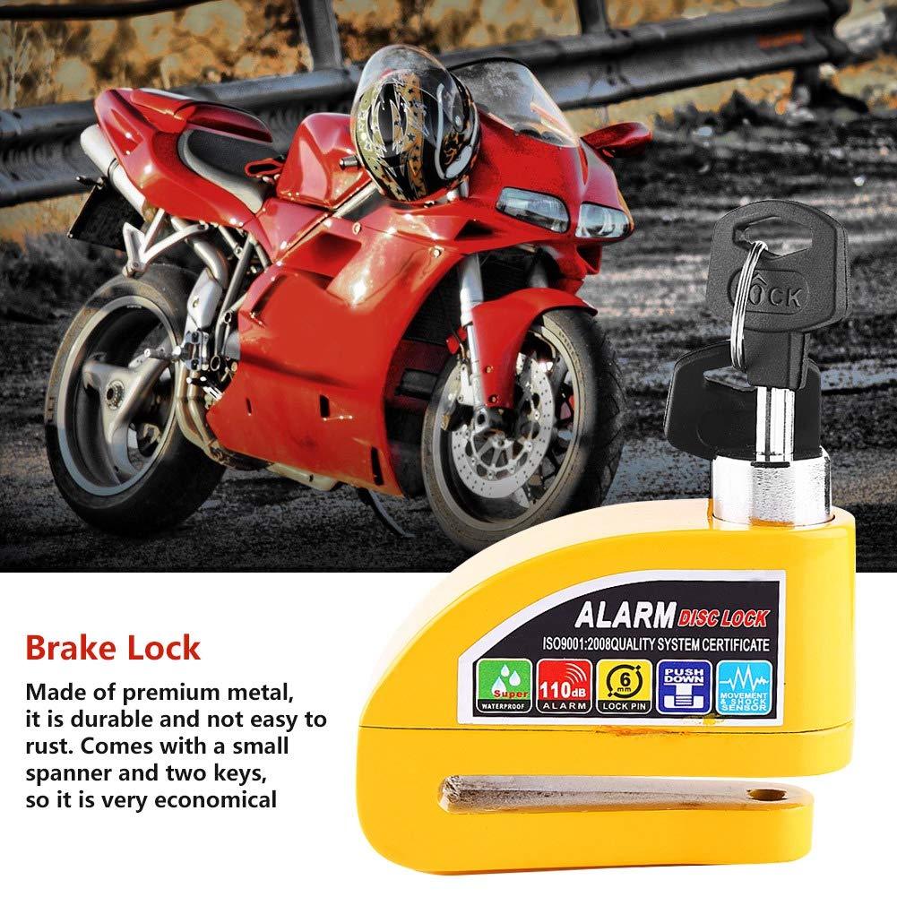Waterproof Disc Brake Alarm Lock Scooter Motorcycle Bicycle Theft Disc Brake Lock Security Alarm Sys