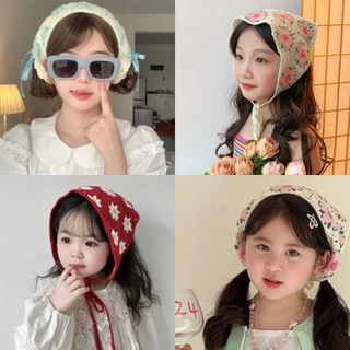 (พร้อมส่ง) ผ้าโพกหัว/ผ้าคาดหัว งานถักโครเชต์ ทรงวินเทจ แมทช์ได้หลายสไตล์ ต้อนรับ summer ไปทะเล
