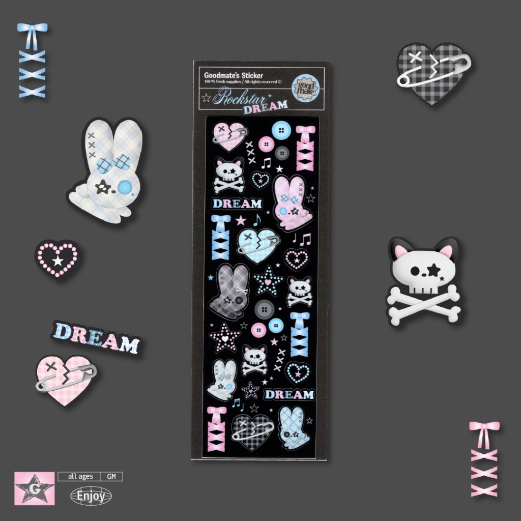[Goodmate] Sticker : RockStar Dream สติกเกอร์