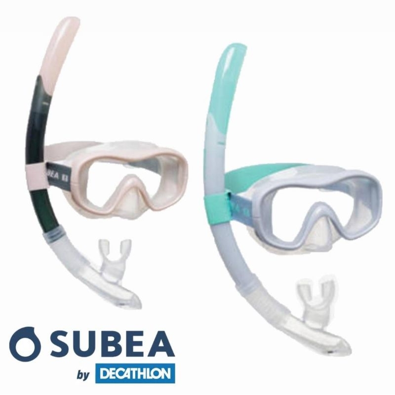 หน้ากากดำน้ำและท่อหายใจสำหรับผู้ใหญ่ Subea
