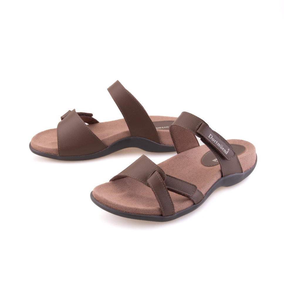 Dortmuend Flats & Comfort Jolie JF133 077-000 Taupe รองเท้าส้นเตี้ยเพื่อสุขภาพ