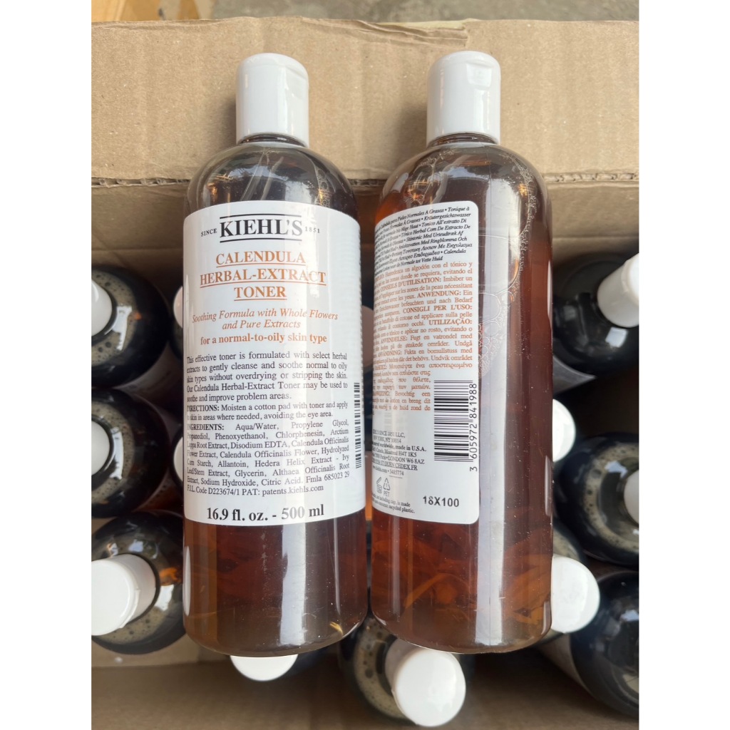 Kiehl's Calendula Herbal Extract Toner Alcohol-Free 500ml. (เคาเตอร์ 3,020฿)
