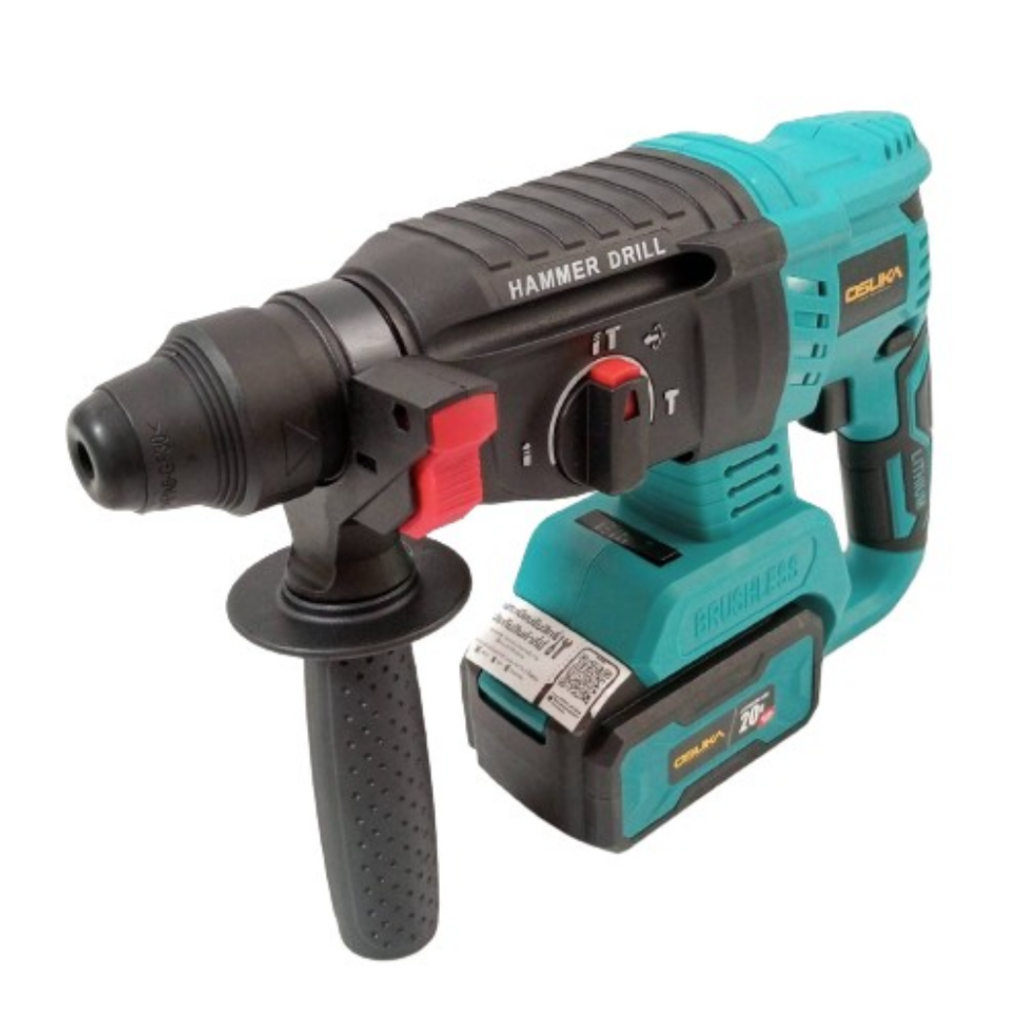 OSUKA สว่านโรตารี่ไร้สาย รุ่น OSRH-26 ไร้แปรงถ่าน 128V สว่าน สว่านเจาะกระแทก สว่านไร้สาย 26มิล สว่าน