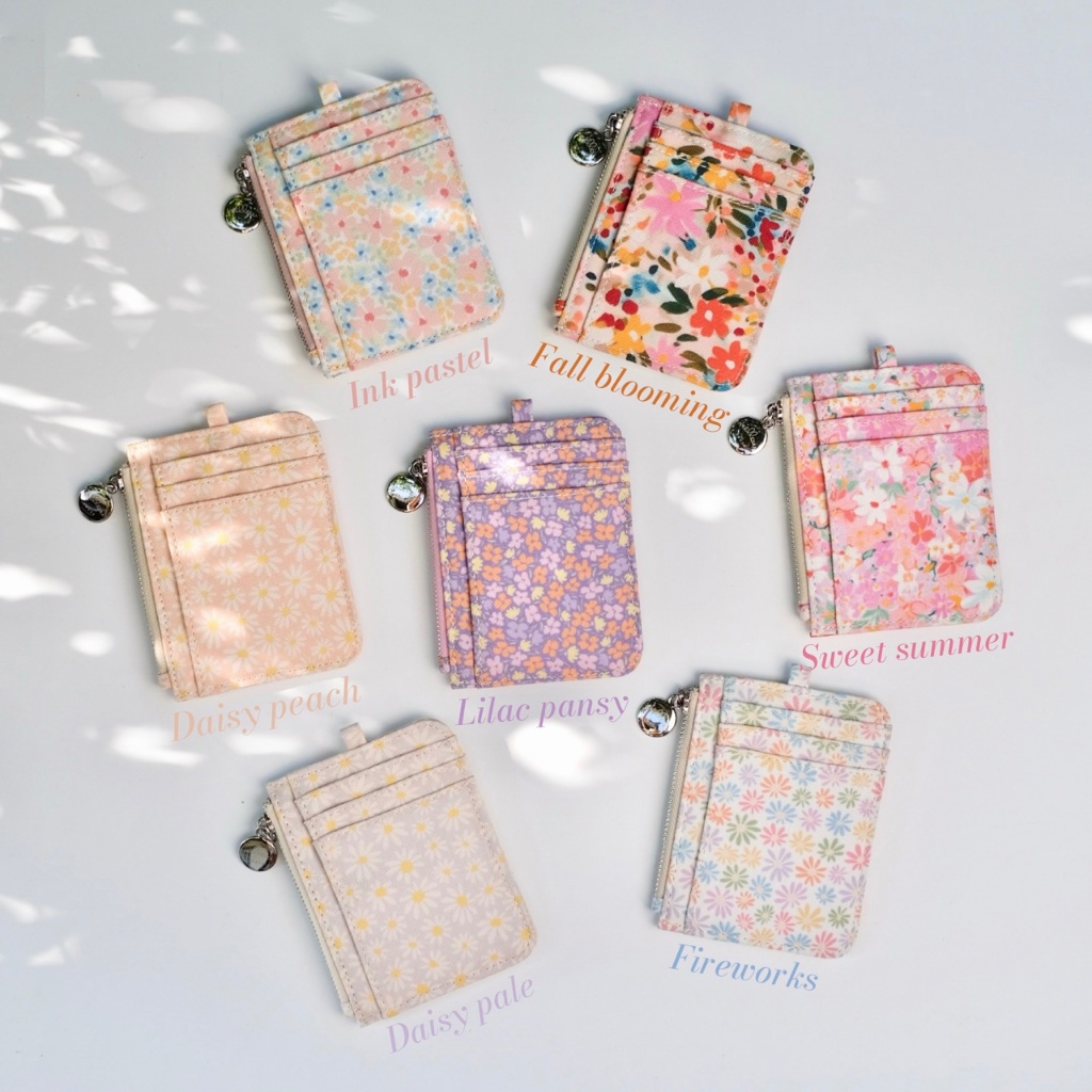 Pocket card กระเป๋าบัตร(ผ้าไม่กันน้ำ)พร้อมสายคล้องคอ