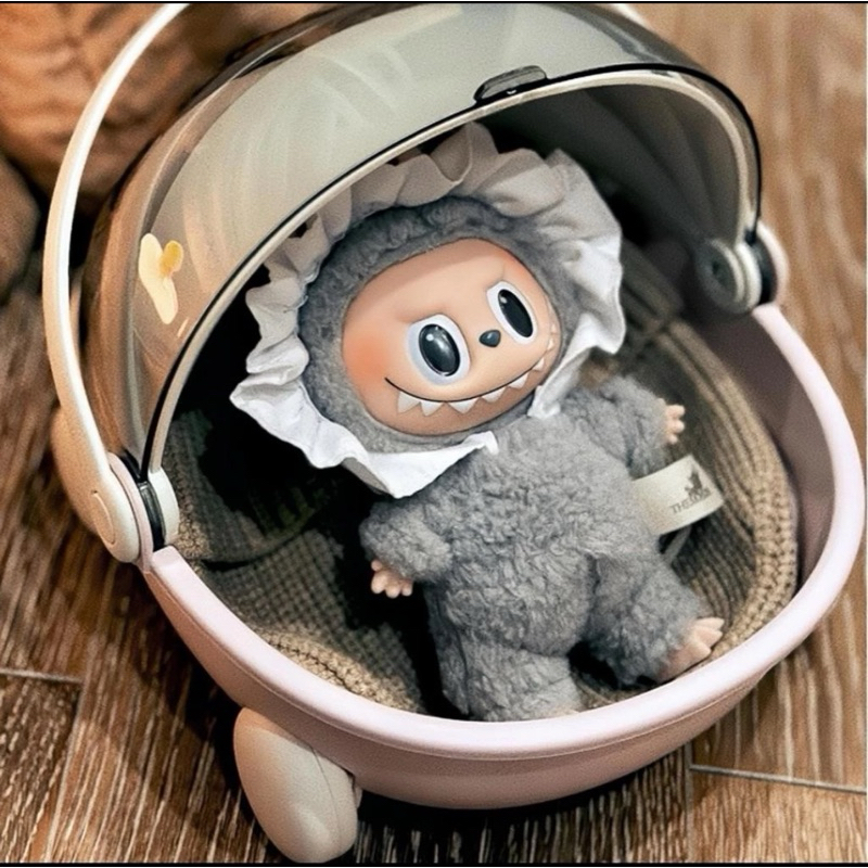 (พร้อมส่งในไทย)รถเข็นLabubu ที่นอนลาบูบู้ กล่องเก็บของ เก็บตุ๊กตา