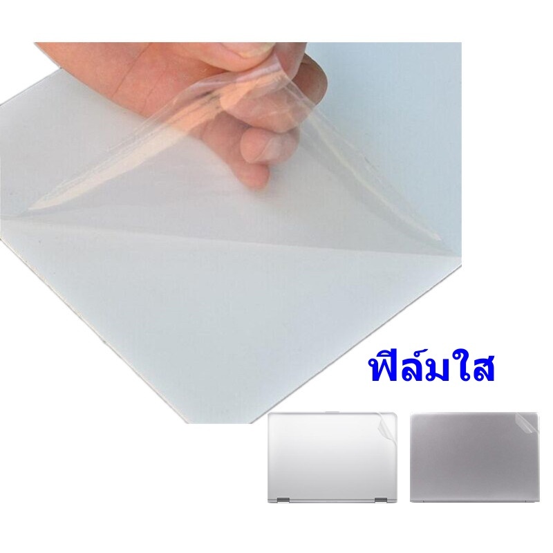 สติกเกอร์​กันรอยแบบด้าน-ใส-เก็ลดแก้วติดหลังจอNOTEBOOK (ขนาด17นิ้ว-40*29cm ต้องตัดเอง)