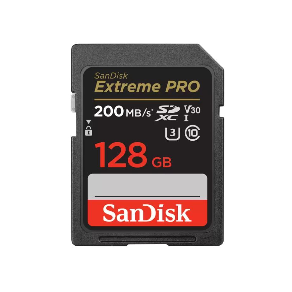 128GB SD Card SANDISK Extreme Pro SDSDXXD-128G-GN4IN (200MB/s.)