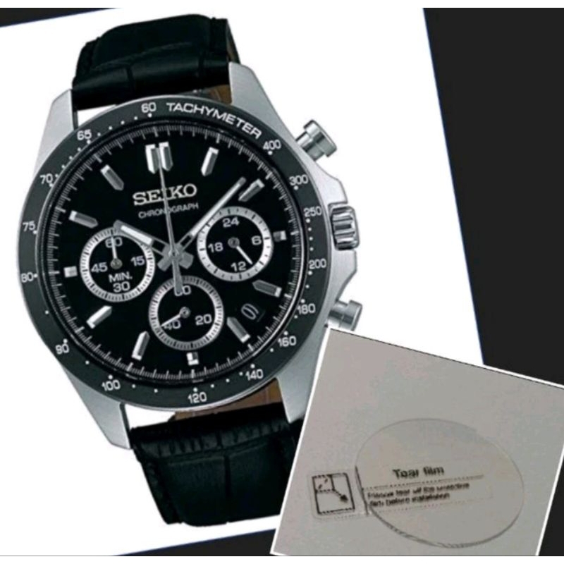 ฟิลม์กระจกกันรอย รุ่นใหม่  สำหรับSEIKO SPIRIT CHRONOGR APH  #SBTR021 SBTR026 SBTR027 SBTR029