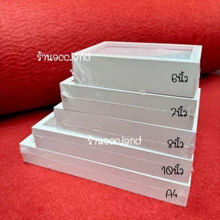 [พร้อมส่ง] กรอบรูปไม้ กรอบรูปอะคริลิค ลึก3ซม. กรอบรูป ใส่ ดอกไม้แห้ง วางได้แนวตั้ง/นอน มีรูแขวน DIY มินิมอล ราคา/ชิ้น