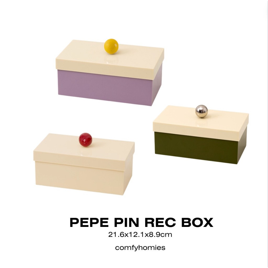 "พร้อมส่ง"กล่องPEPE PIN REC BOX/comfyhomies/
