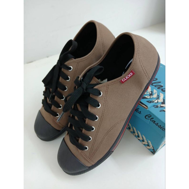 CLICKS รองเท้าผ้าใบผูกเชือกผู้ชาย รุ่น CL-908 Size 41-44