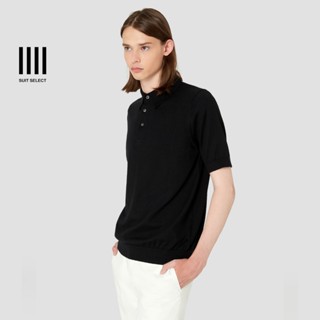 SUIT SELECT RBC POLO (Black) เสื้อโปโลสีดำ Cotton 100%