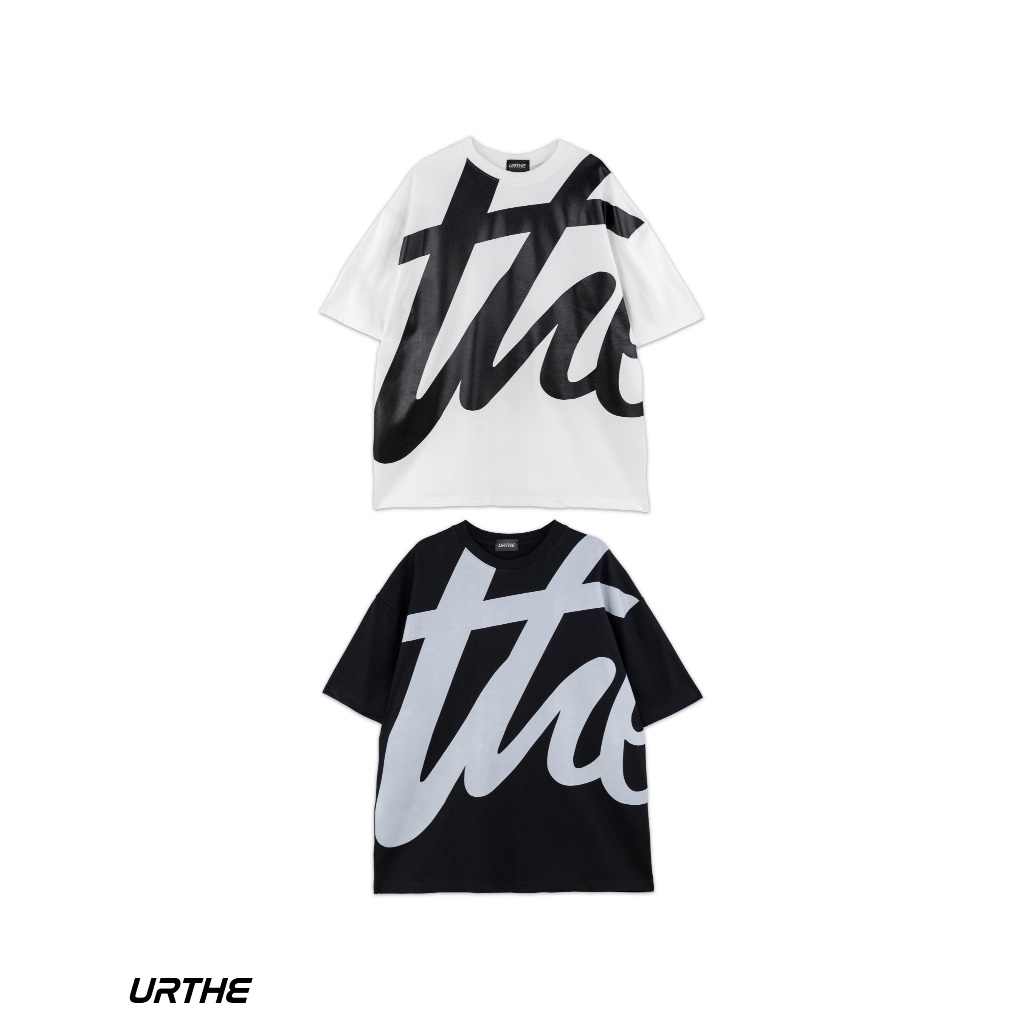 URTHE - เสื้อยืด เเขนสั้น สกรีนลาย รุ่น THETHE