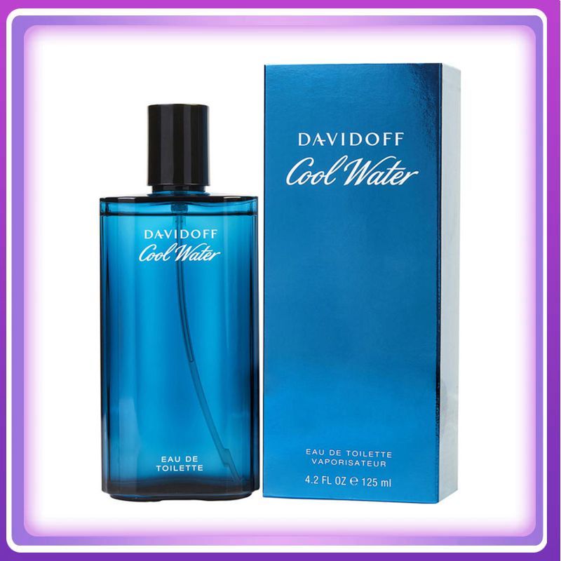 กล่องซีล Davidoff Cool Water Eau De Toilette Perfume for Men 125ml