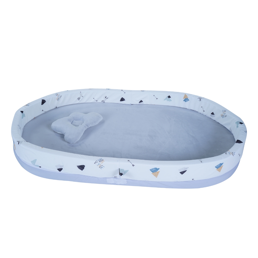 CAMERA | ชุดมุ้งผ้ามินิซู (MINIZOO) ลาย BONVOYAGE หมอนรูปเมฆ (C-MQ-337/237) - รูปที่ 4