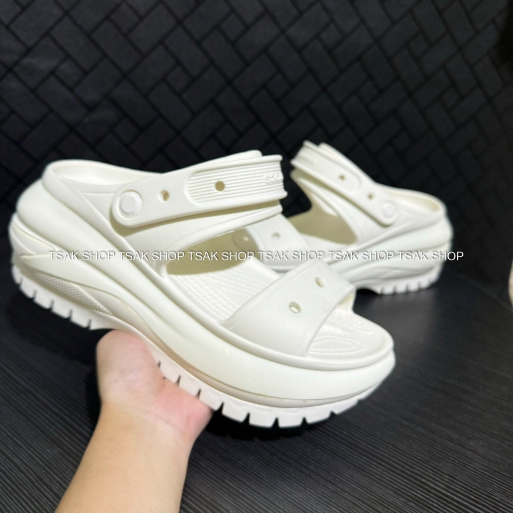 รองเท้าแตะแบบ เสริมส้น รุ่นMega CR Slide สำหรับวัยรุ่น ใส่เสริมสูง สวยมาก พร้อมส่ง