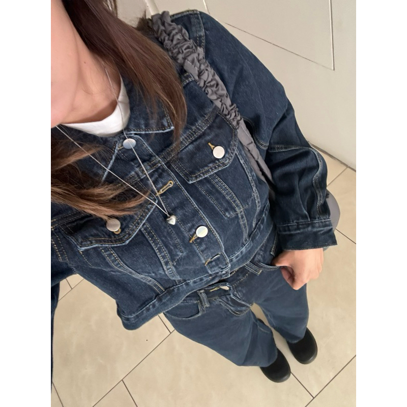 KINDARARE — Daniel denim set (พร้อมส่ง ขายแยกชิ้น)