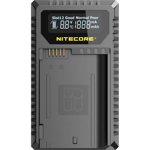 Nitecore UNK2 Dual-Slot USB Charger for Nikon EN-EL15 Batteries by Fotofile