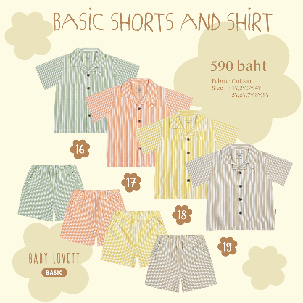 Basic Shorts and Shirt (Babylovett)