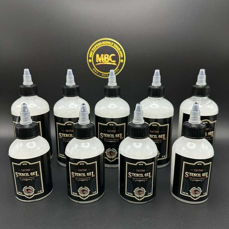 น้ำยาลอกลายสัก SLOW TATTOO STENCIL GEL คุณภาพสูงติดทน สำหรับงานแทททูโดยตรง