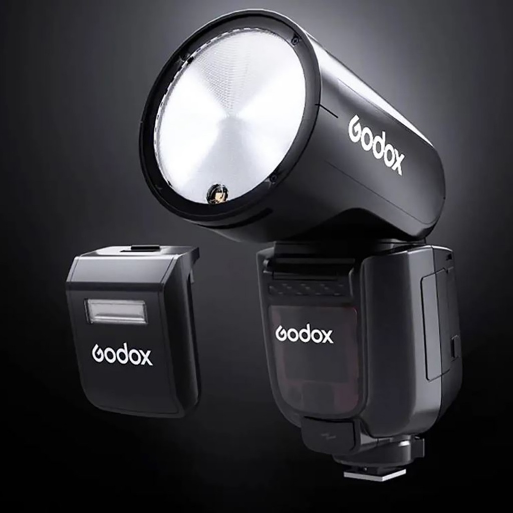 V1Pro C Godox Flash Auto TTL For Canon V1 Series with Battery แฟลชโกดอกพร้อมแบตเตอรี่ V1 Pro