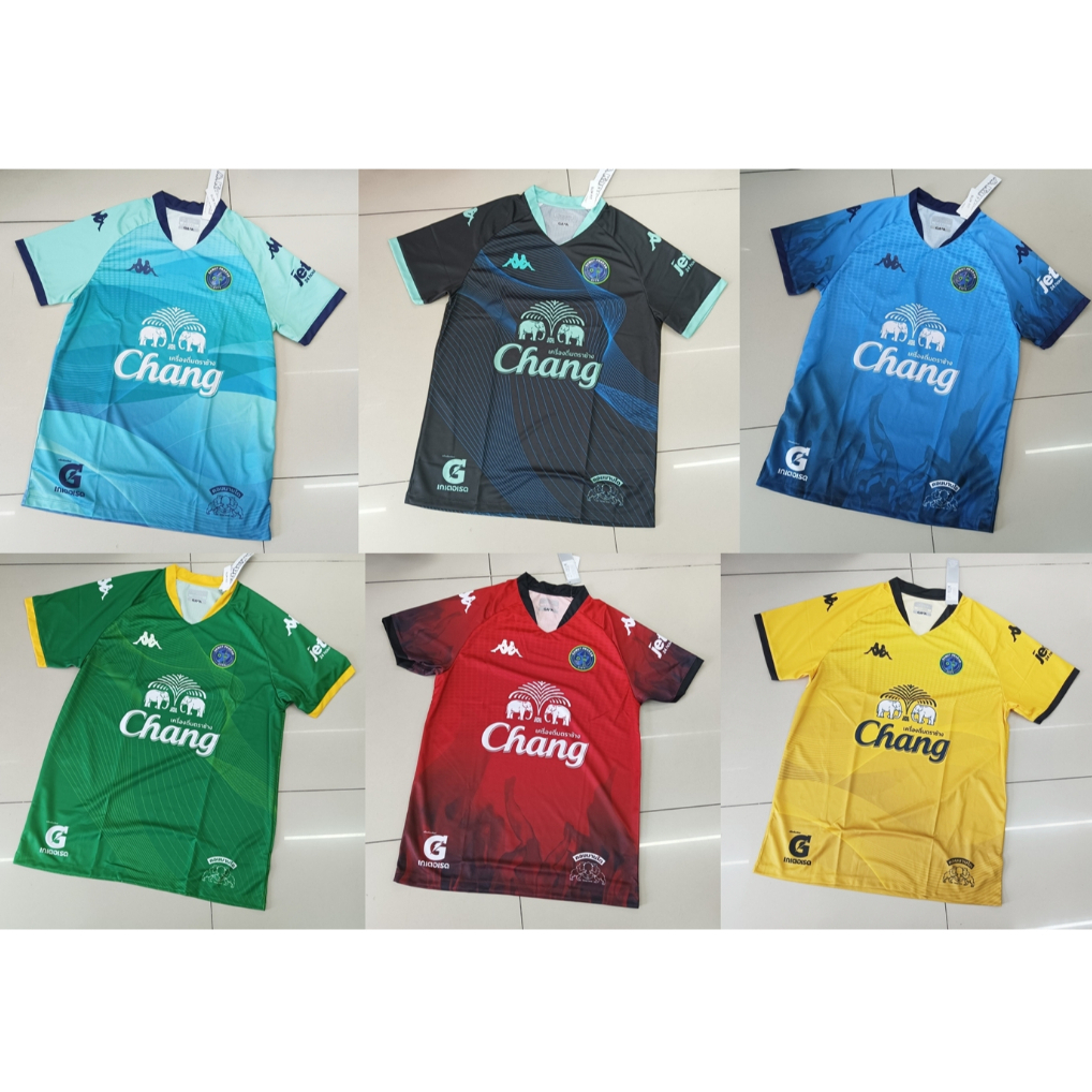 KAPPA ของแท้ เสื้อแข่ง สโมสร สมุทรปราการ ซิตี้ Samut Prakan City FOOTBALL PLAYER JERSEY ปี 2023-23 เกรดนักเตะ พร้อมส่ง