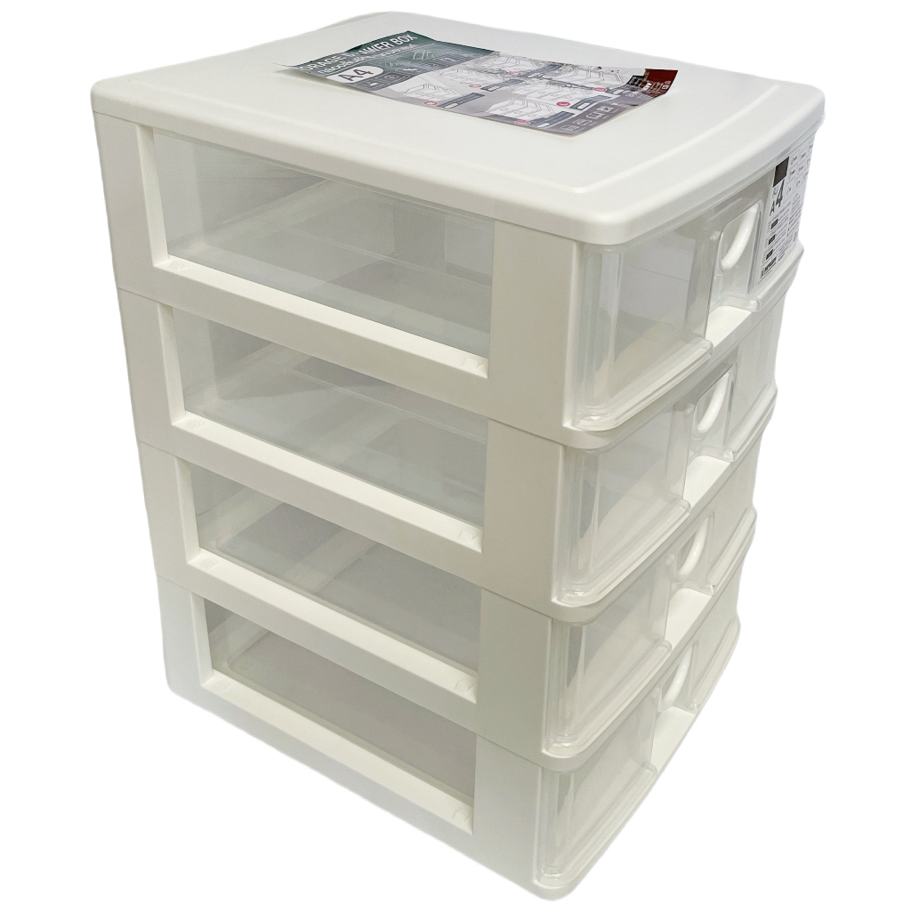 Keyway กล่องลิ้นชัก กล่องเก็บของ (ใส่กระดาษA4ได้) รุ่น CJ-30 , CJ-40