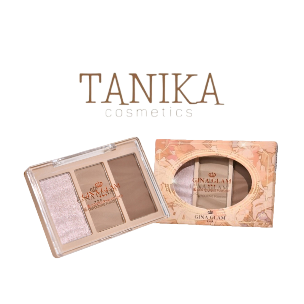 G64 จีน่า เกลม เนเชอรัล ไลท์ แอนด์ แชโดว์ 3 คัลเลอร์ส คอนทัวร์ Gina Glam Natural Light and Shadow 3 