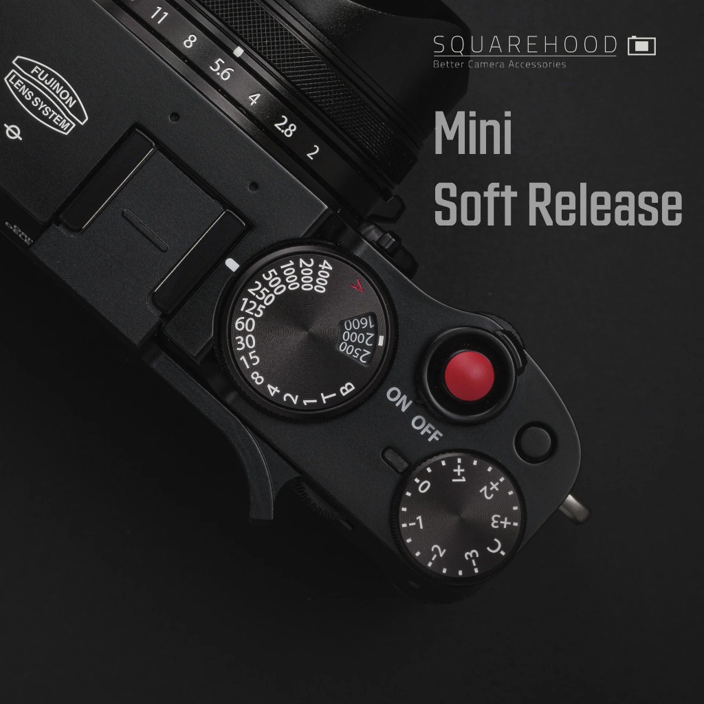 Mini Soft Release ปุ่มชัตเตอร์ขนาดเล็ก SquareHood