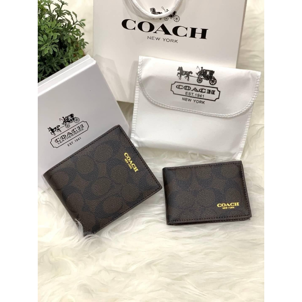 Coach Men’s Signature Wallet [สินค้า Outlet]
