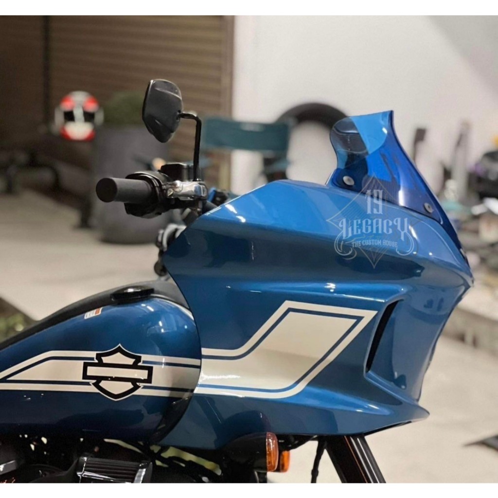 6 นิ้ว กระจกบังลม Harley Davidson Lowrider ST