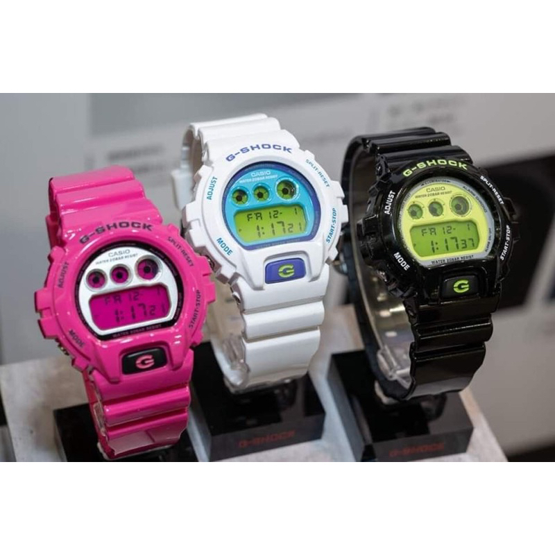 [มีสินค้าพร้อมจัดส่ง] CASIO G-SHOCK CRAZY COLOURS DW-6900RCS SERIES, DW-6900RCS-1, DW-6900RCS-4, DW-
