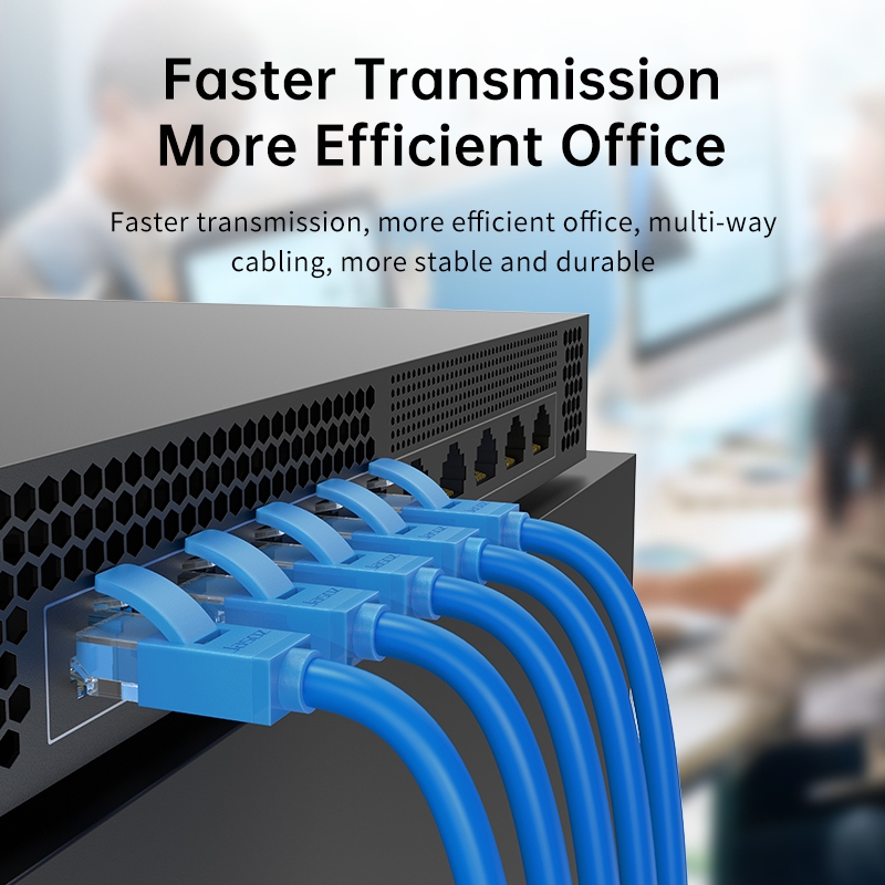 ⚡ส่งจาก กทม⚡Jasoz สายแลน CAT 6 สาย LAN ความเร็วสูง ความยาว 5-30M Ethernet Cable RJ45 รองรับ 1000Mbps
