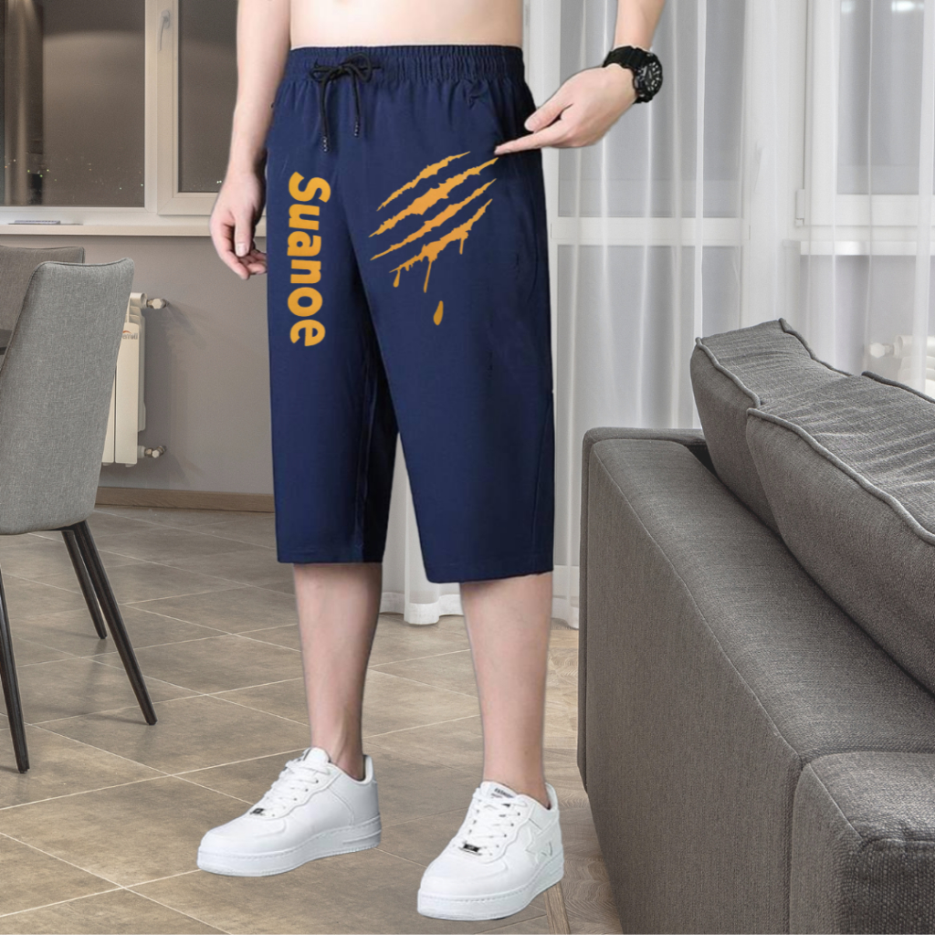 กางเกงขา 4ส่วนผ้ายืดตัวใหญ่ดี ราคาพิเศษ+ รูปที่ 7