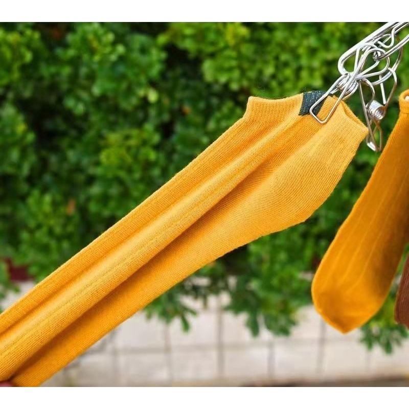 Mi ไม้แขวนพวงหนีบ ผ้าสแตนเลส อเนกประสงค์  ที่หนีบผ้า  8 ตัว ราคา 1อัน Hanger - รูปที่ 5