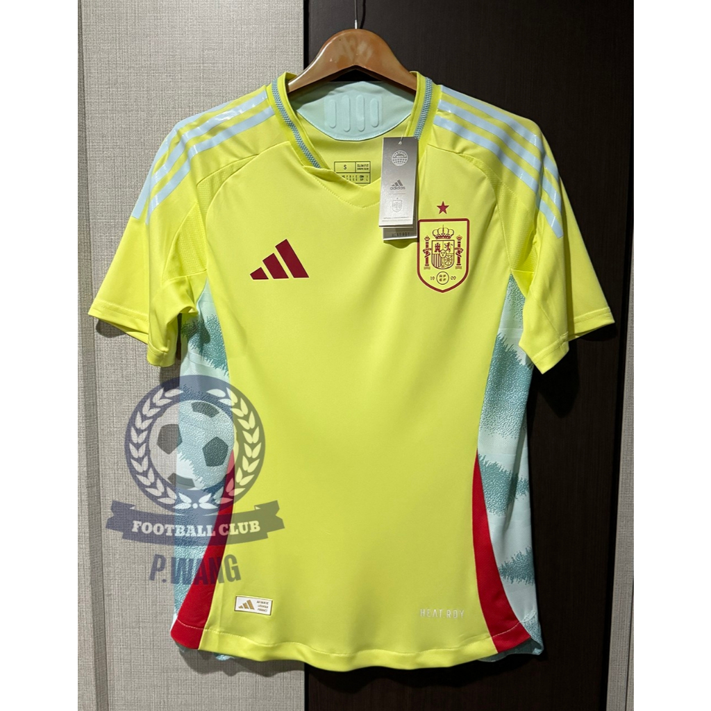New !!! เสื้อฟุตบอลทีมชาติ สเปน Away เยือน ยูโร 2024 [PLAYER] เกรดนักเตะ สีเหลือง ตรงปกเหมือนต้นฉบับ กล้ารับประกันคุณภาพ